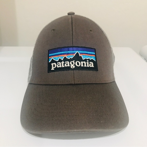 Patagonia Hat Cap Snap Back Gray Patch Trucker Outdoors Mens Hipster - Picture 1 of 6